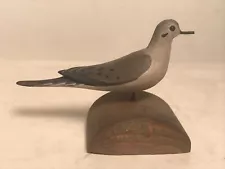 david rhodes mourning dove pigeon decoy miniature absecon new jersey