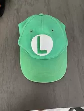 Super Mario Bros. Luigi Green Adjustable Cap Hat 2019 Nintendo