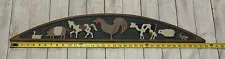 Chicken Creek Hand Carved Above Door 35" Arch Wood Decor Sign Farmhouse