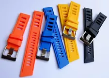 RUBBER DIVE WATCH STRAP/BAND FOR OMEGA/ROLEX SWISS VINTAGE WATCH FREE POST