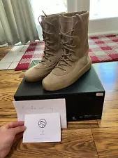 Yeezy Season 2 Crepe Boots Size 44 Mens Made In Spain Beige