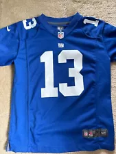 Odell Beckham JR New York Giants Youth M Blue Nike Jersey, NEW