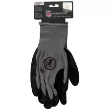 NFL Washington Redskins Official Football Team Gripper Work Gloves Durable Gear