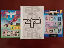 Original Raiden II arcade insert set