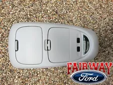 02 thru 04 F250 F350 F450 F550 OEM Ford Parts Light Flint Grey Overhead Console