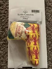 New In Bag 2019 Scotty Cameron Crawfish Putter Cover Louisiana Open