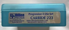 Dillon Precision Progressive Die Set FACTORY SEALED CARBIDE; For 223 Rem; 10096