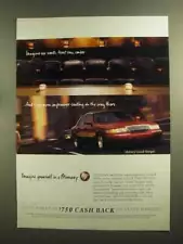 1998 Mercury Grand Marquis Ad - Six Seats, Front Row