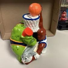 1996 SPACE JAM Ceramic Bank Michael Jordan Bugs Bunny Marvin The Martian