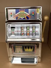 Casino Crown Jackpot Slot Machine 1987 - Clean In Original Box