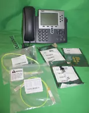 Cisco Systems Office IP Phone Telephone 7960 Series With Network Hardware +Cords