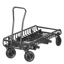 Yakima EXO Sturdy Heavy Duty Aluminum Cargo Basket Cart Kit, Black (Used)