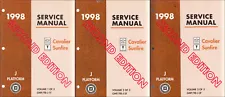 1998 Chevy Cavalier Pontiac Sunfire Shop Manual Set Second Edition Service Books (For: Chevrolet Cavalier)