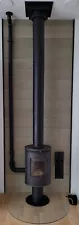 Morso 6148 B Wood Burning Stove Includes Venting Pipe & Morso Loop Fire Tools