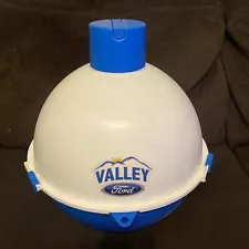 RARE Floating Cooler Fishing Bobber Blue and White for Soda and beer