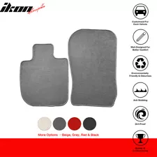 Clearance Sale For 20-23 Toyota GR Supra 2PCS Floor Mats Carpet Nylon Grey Gray (For: Toyota)