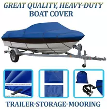 BLUE BOAT COVER FITS SYLVAN PRO / SPORT SELECT 17 1994 1995