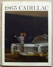 CADILLAC FLEETWOOD De Ville CALAIS USA Car Sales Brochure For 1965 #65EX-CAD-E