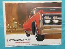 1964 OLDSMOBILE "STARFIRE JETSTAR F-85 DYNAMIC +" Car Dealer Sales Brochure