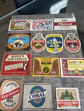 Vintage Foreign Beer Labels