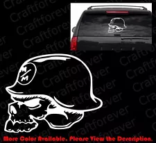 LARGE METAL MULISHA SKULL for Army Car Truck Window Vinyl Decal USA SK002