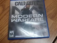 Call of Duty Modern Warfare PS4 game For Mature 17 +