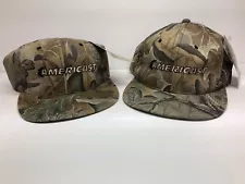 2X Americast Camouflage Hat Free Shipping Collectible Cheap Camo Snap Back