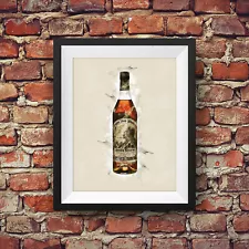 Pappy Van Winkle’s Family Reserve 15 Bourbon Whiskey - Original Wall Art Decor