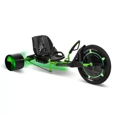 Huffy Green Machine 20 Inch Drift Trike, Sleek Ergonomic Design, Adjustable S...