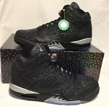 Nike Air Jordan 5 Retro 3Lab5 Elephant Print Black 599581-003 Men’s Size 10.5