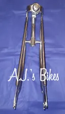 20" Bent Springer Forks In Chrome