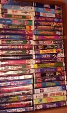 vintage disney vhs movies lot