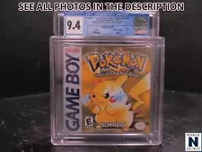 New ListingNobleSpirit (SJ) Pokémon Yellow CGC 9.4 A++ (Nintendo Game Boy, 1999) SEALED 4th