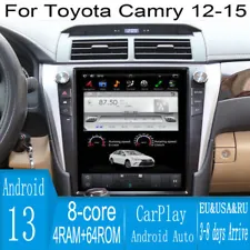 10.4" Android Navigation Car Gps Stereo Tesla Style For Toyota Camry 2012~2015