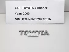 1992-2001 Toyota 4Runner Rear Trunk Lid Emblem 75442-16530 OEM