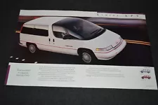 1991 CHEVY LUMINA APV VAN ORIGINAL DEALER SALES BINDER INSERT PRINT AD 91 (For: More than one vehicle)