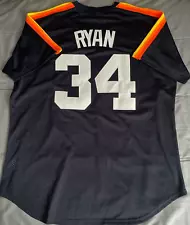 Nolan Ryan Custom Stitched Houston Jersey XXL