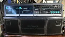 VTG 80s Magnavox AW8200 Boombox Ghetto Blaster AM FM Cassette Player Tested