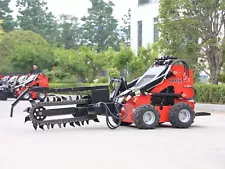 NEW Mini Skid Steer Loader Attachments Trencher for TYPHON STOMP Skidsteers