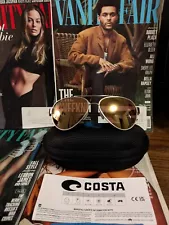 COSTA Loreto Brushed Gold, Gold Mirror, 580G Sunglasses On Sale! For 24 Hrs