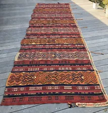 Large Turkish kilim tent hanging or carpet