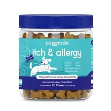 Itch & Allergy Chew Supplement for Dogs Improved Immune Support & Seasonal -SALE