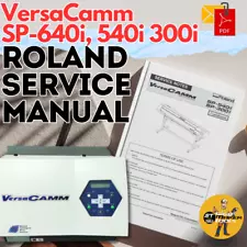 Roland Service Manual for Versacamm SP540i SP300i - PDF Download