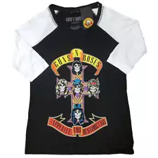 SALE Guns N' Roses Unisex Raglan T-Shirt: Appetite For Destruction 40% OFF