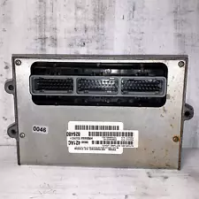 2000 DODGE RAM 2500 V10 8.0L A/T 4X2 ECU ECM ENGINE CONTROL MODULE (P56040421AC)