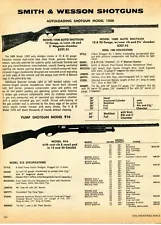 1979 Print Ad of Smith & Wesson S&W Model 1000 Auto & 916 Pump Shotgun