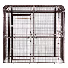 Large Walk In Bird Cage Heavy Duty Iron Wire Parrot Cockatiel Macaw Finch Aviary