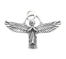 Stainless Steel Angel Boy Necklace Pendant Lucky Jewelry for Men or Women