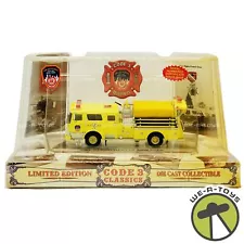 Code 3 Classics Yellow FDNY Mack CF Pumper 58 Fire Truck No. 12355-0058 NEW