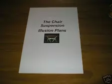 Building Plans for the Chair Suspension Illusion!!